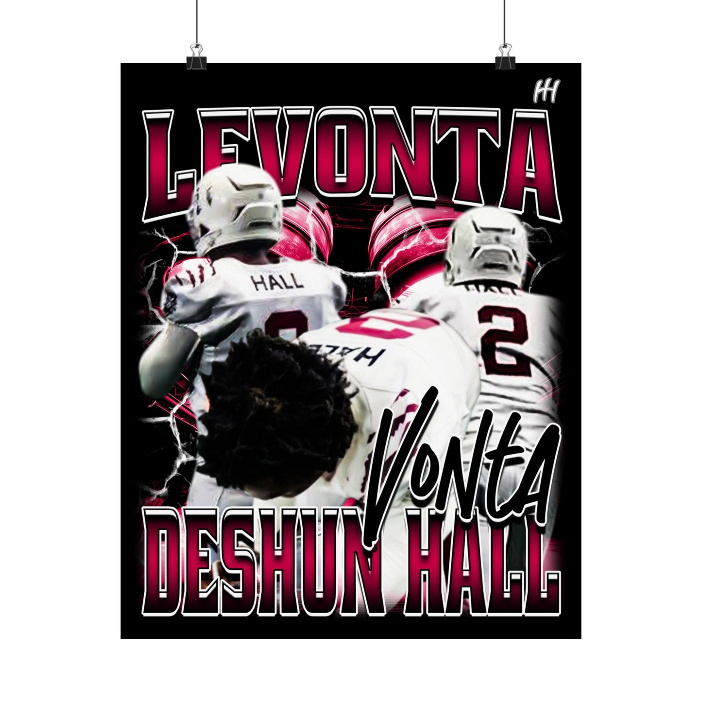 LeVonta Deshun Hall Poster - 16″ x 20″