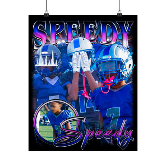Speedy Poster - 16″ x 20″