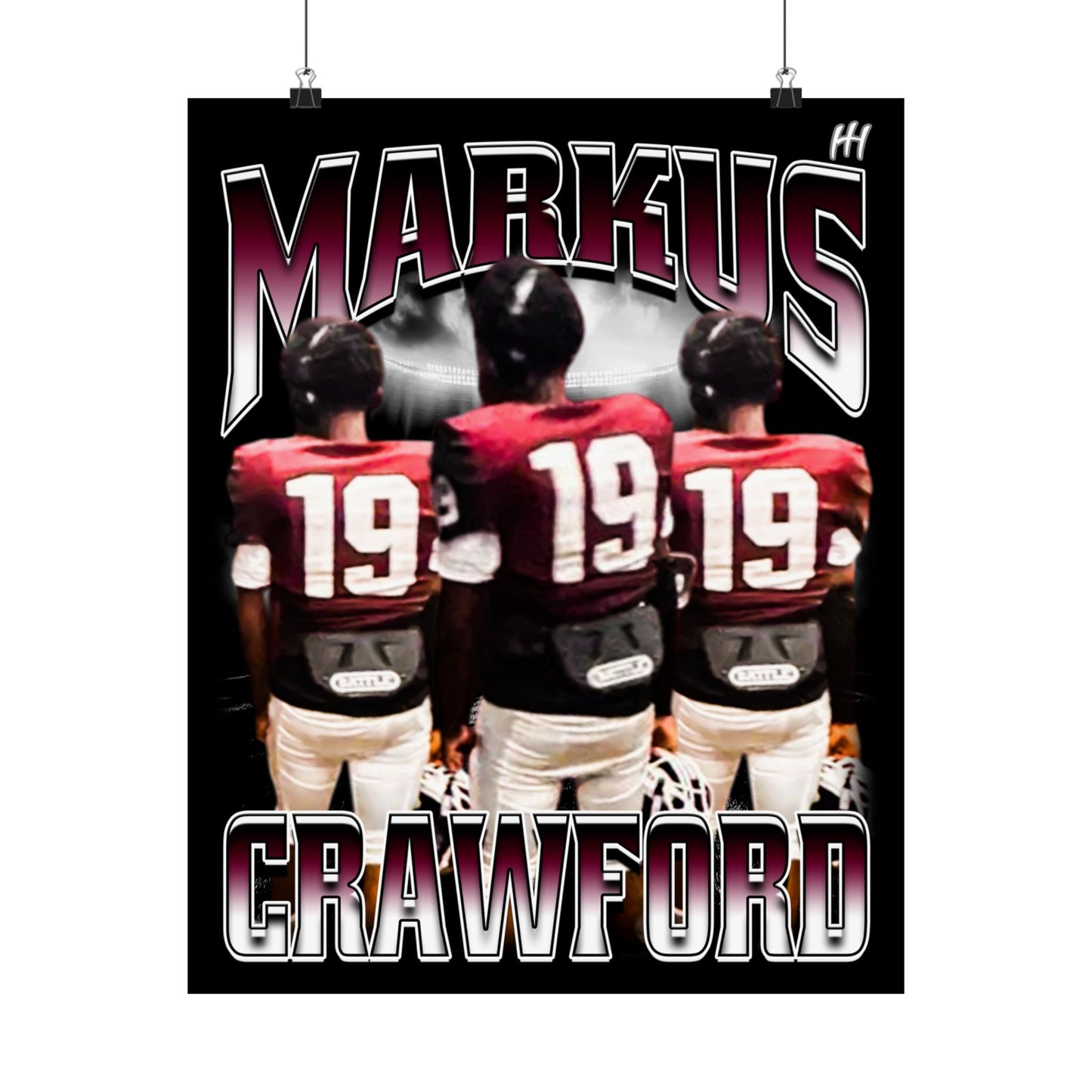 Markus Crawford Poster - 16″ x 20″