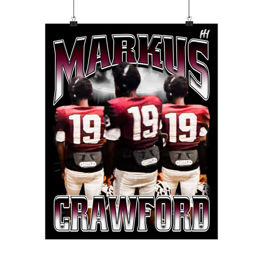 Markus Crawford Poster - 16″ x 20″