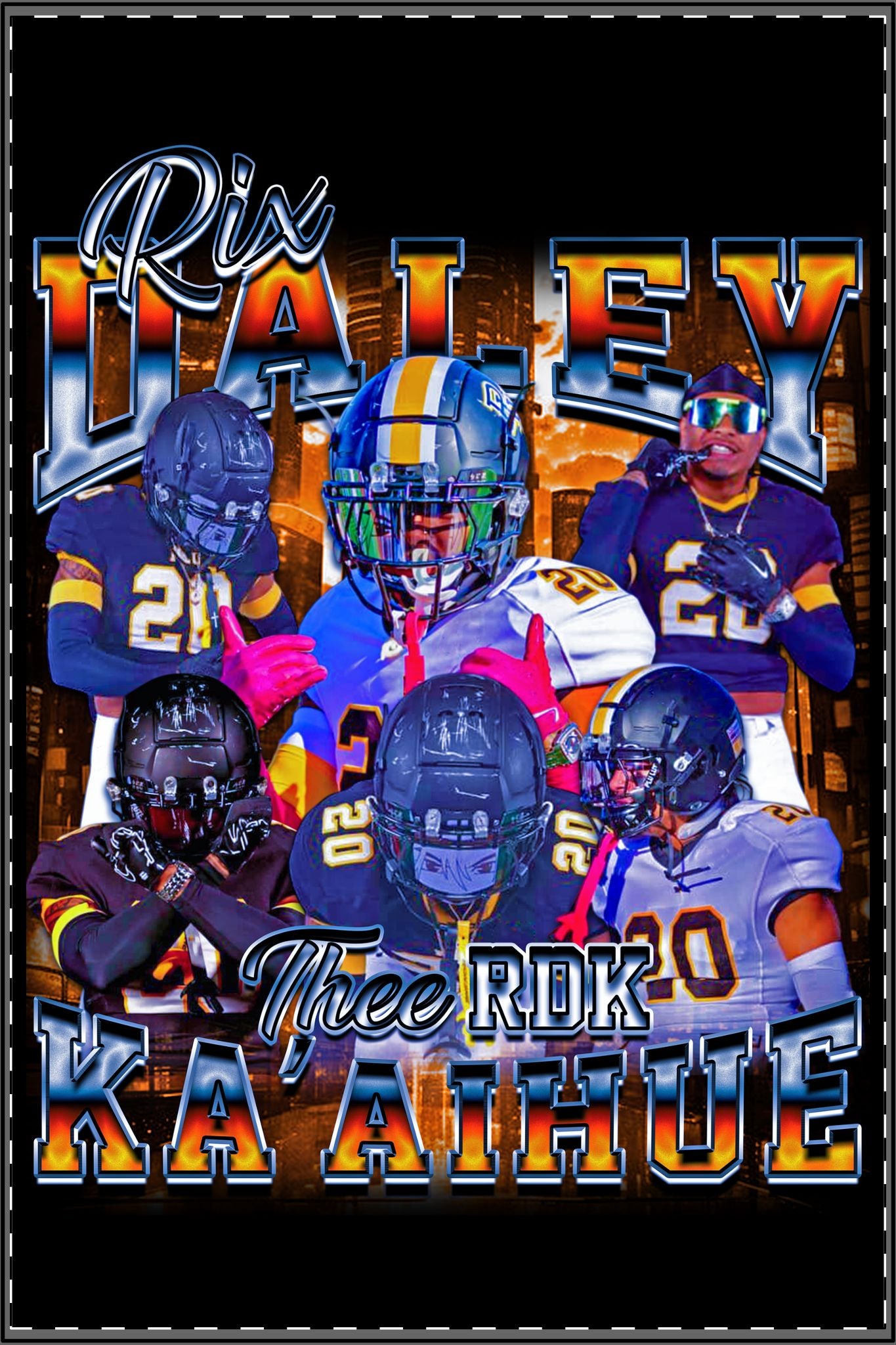 Rix Daley Ka'aihue Poster - 16″ x 24″