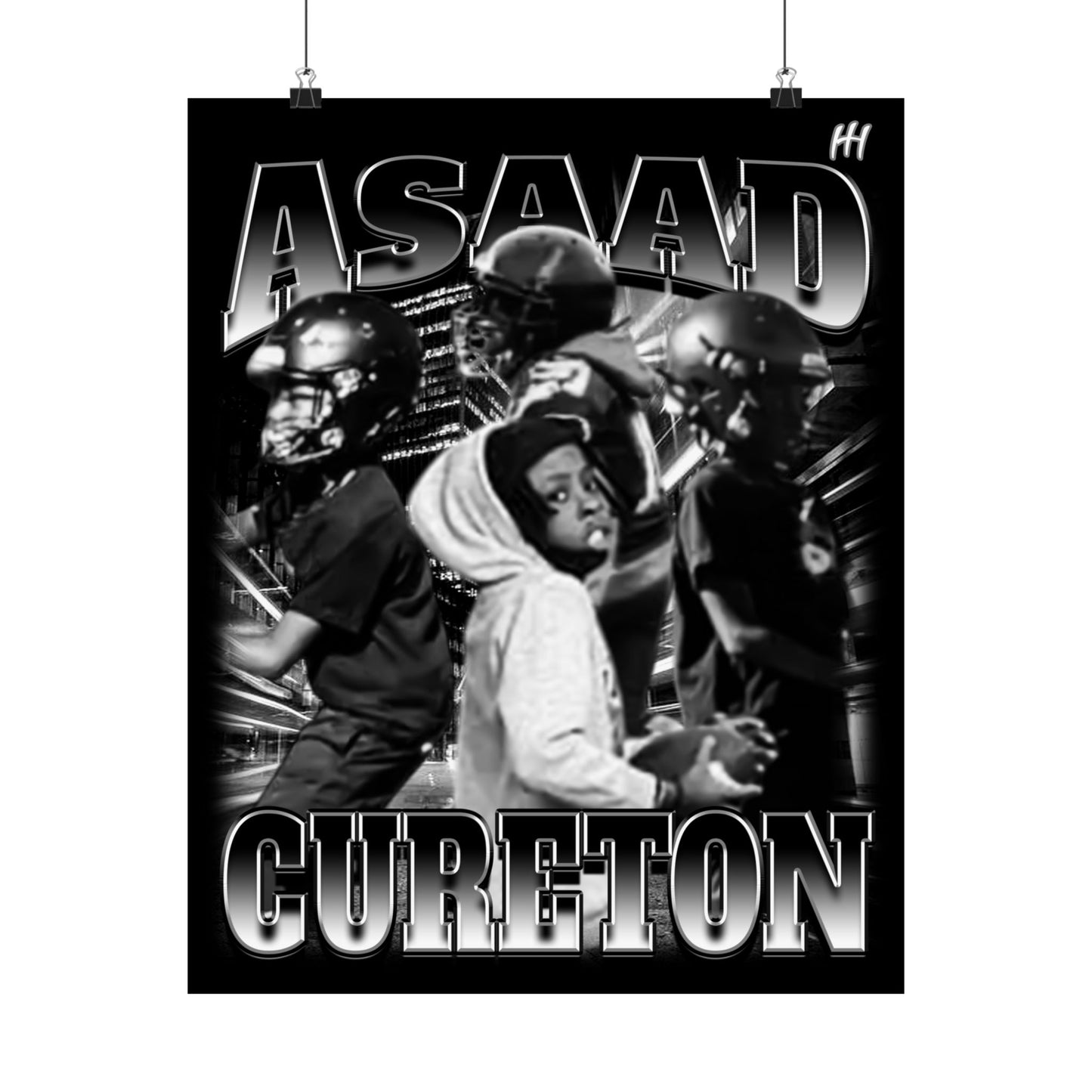 Asaad Cureton Poster - 16″ x 20″