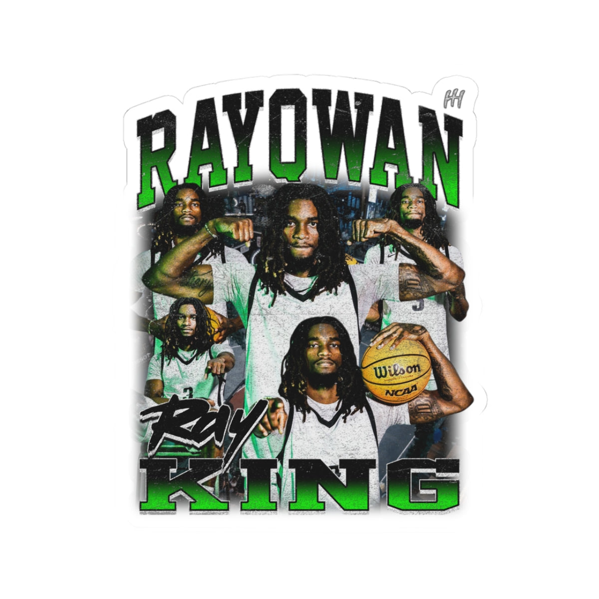 Rayqwan King Kiss-Cut Stickers