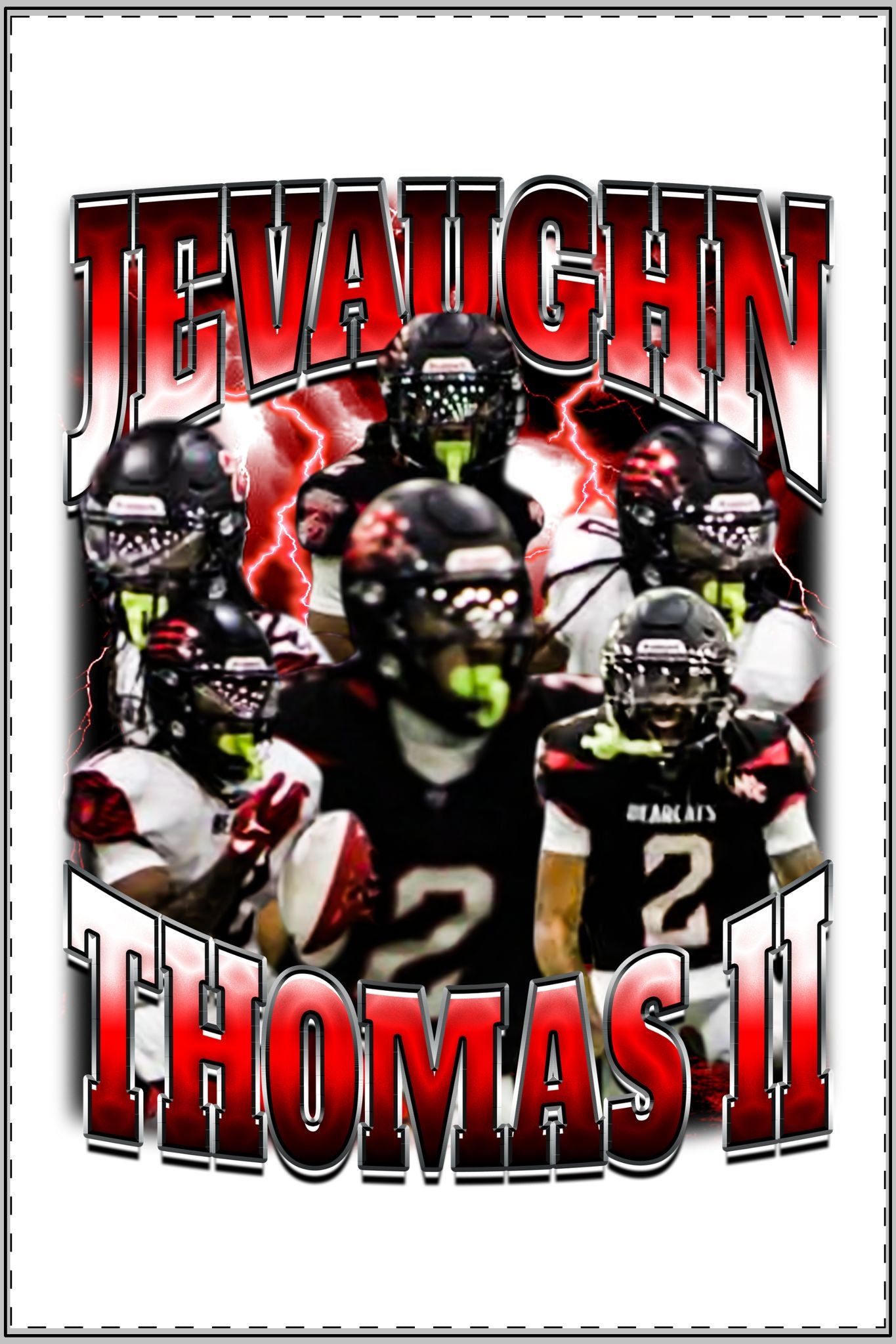JeVaughn Thomas II Satin Poster