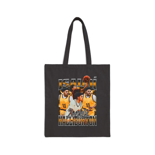 Isaiah Halliburton Tote Bag