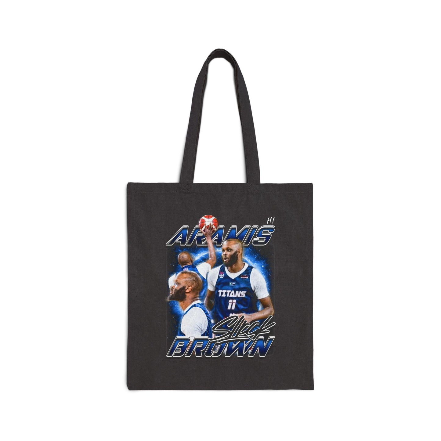 Aramis Brown Cotton Tote Bag