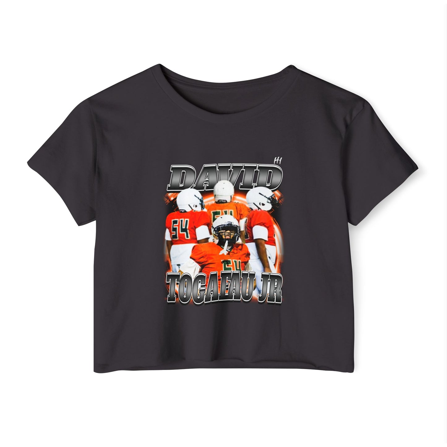 David Togafau JR Women's Crop Top