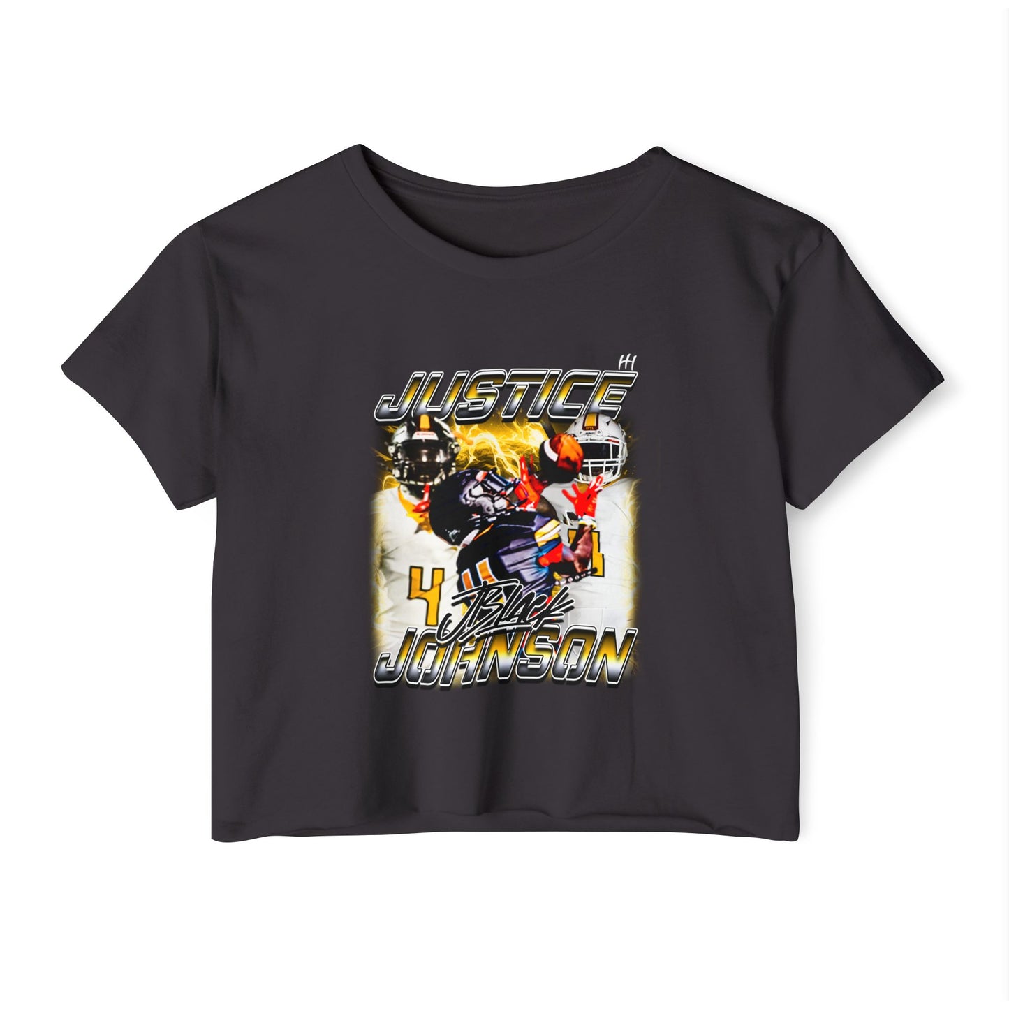 Justice Johnson Women's Crop Top