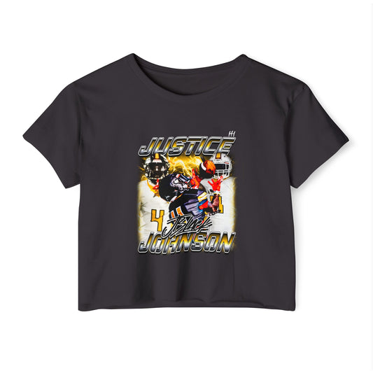 Justice Johnson Women's Crop Top