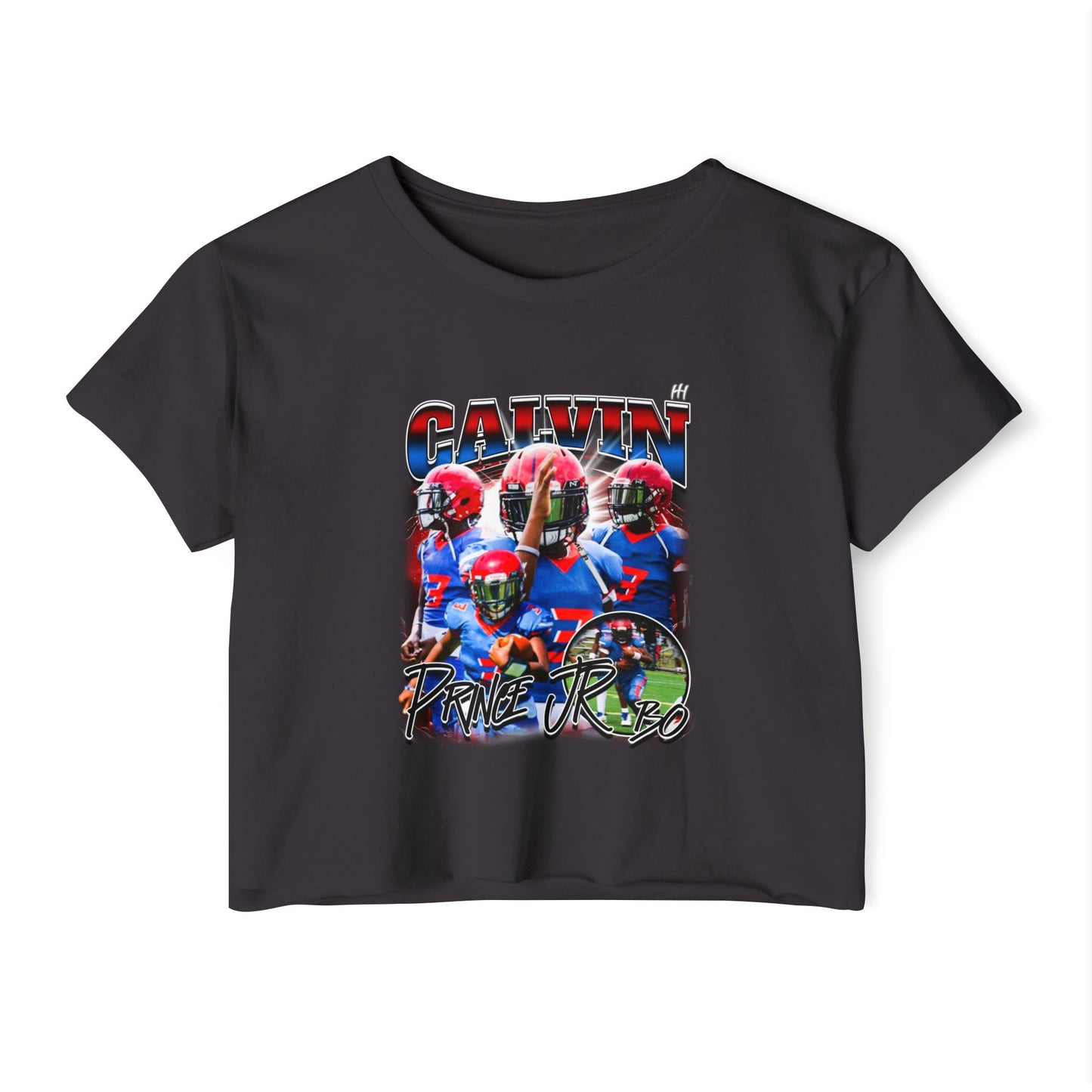Calvin prince jr Women's Crop Top