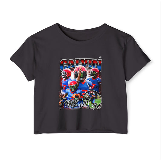 Calvin prince jr Women's Crop Top