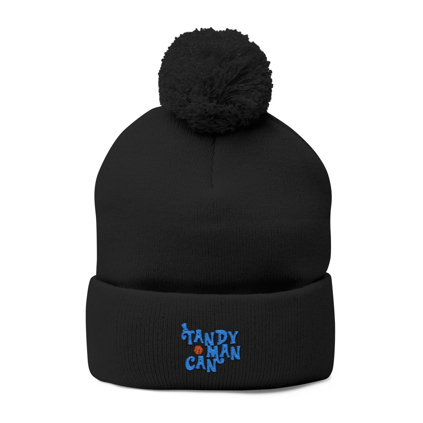 Kyky Tandy Pom-Pom Knit Cap (Embroidery)