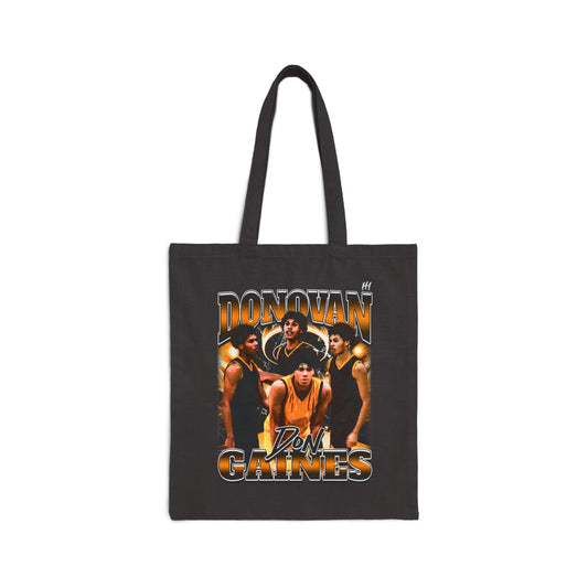 Donovan Gaines Cotton Tote Bag