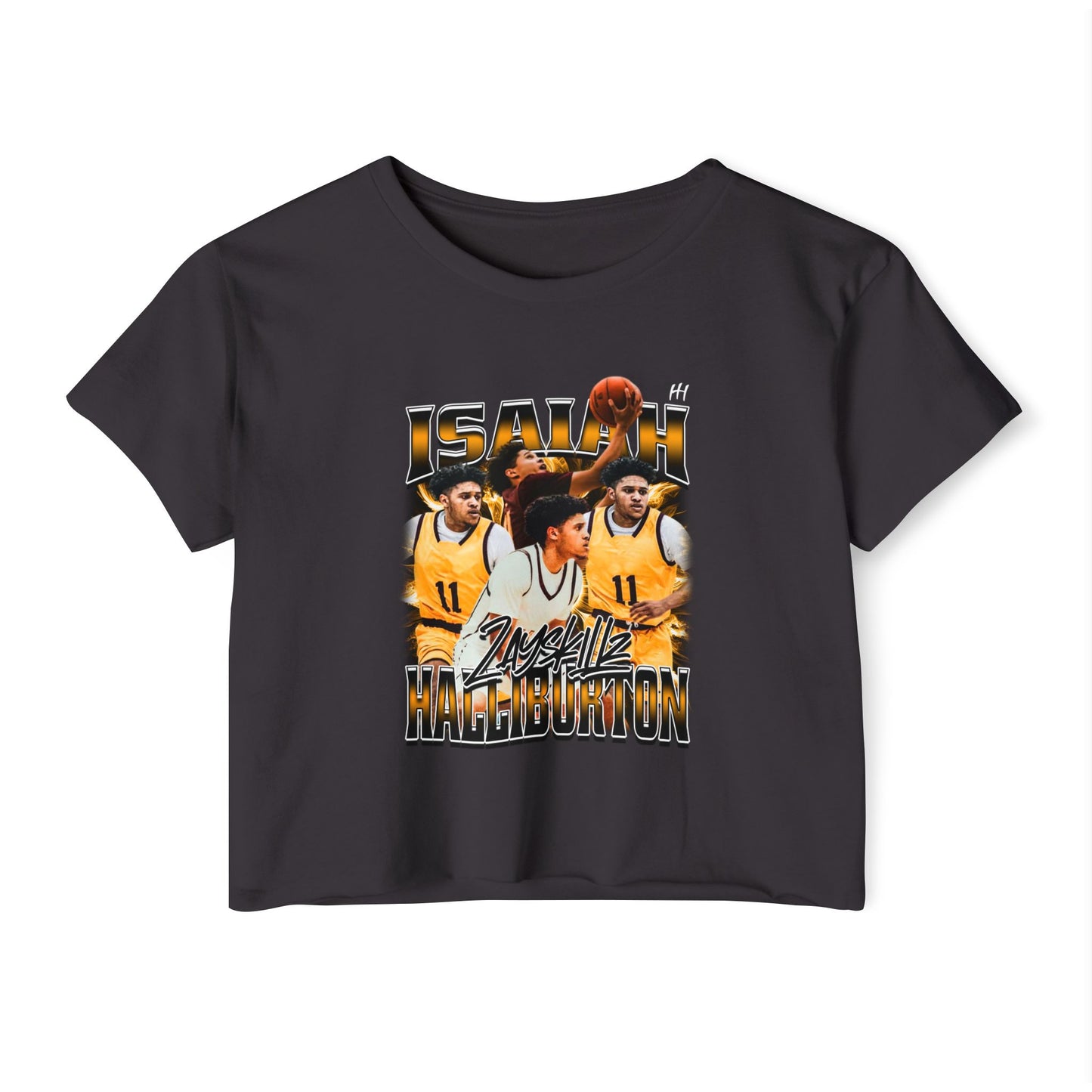 Isaiah Halliburton Women's Crop Top