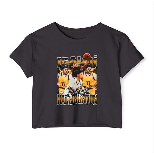 Isaiah Halliburton Women's Crop Top