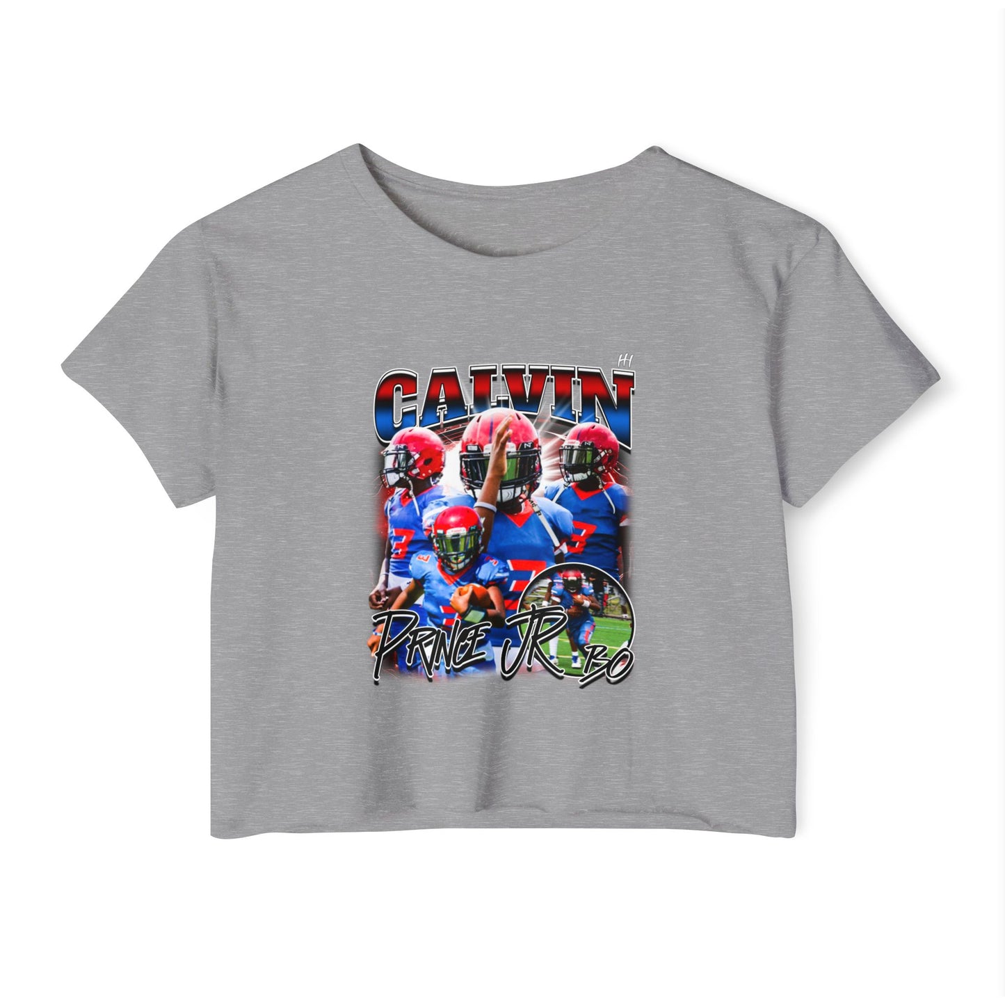 Calvin prince jr Women's Crop Top