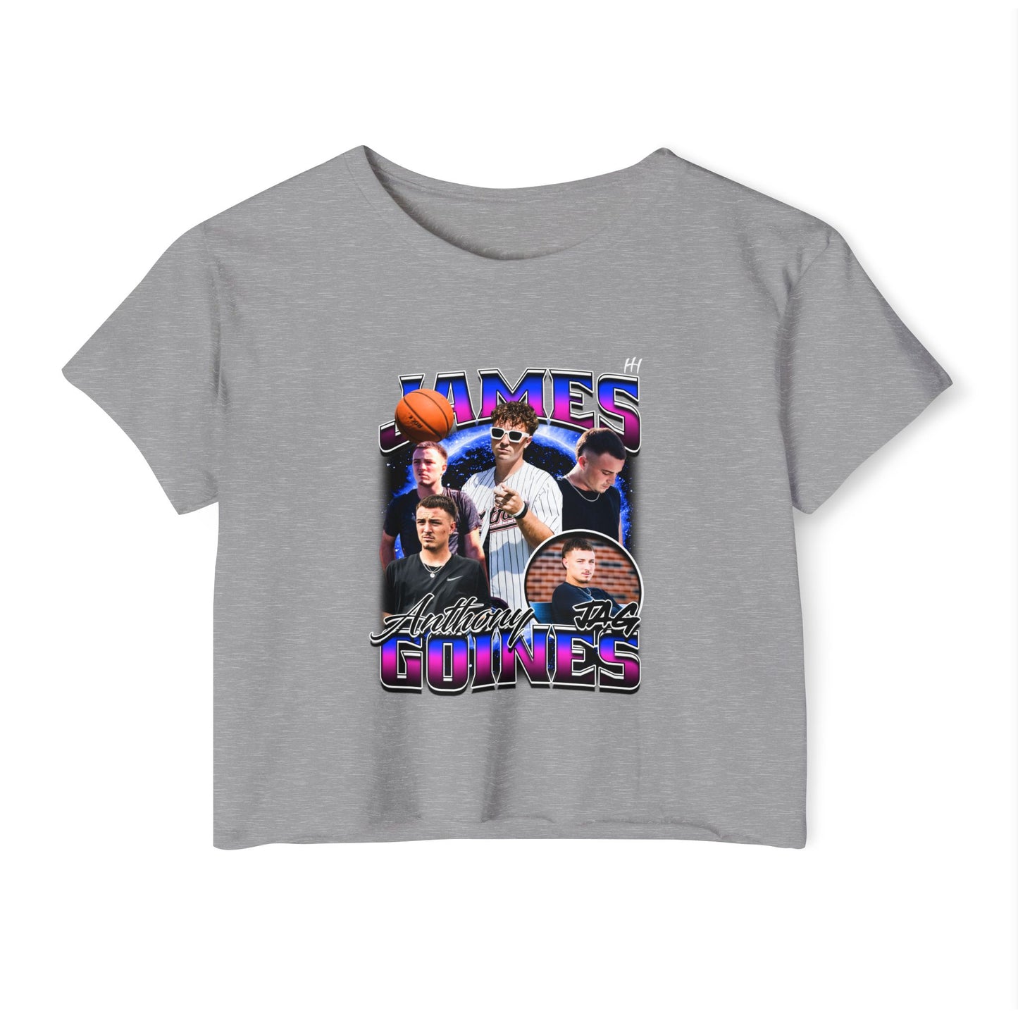 James Anthony Goines Women's Crop Top
