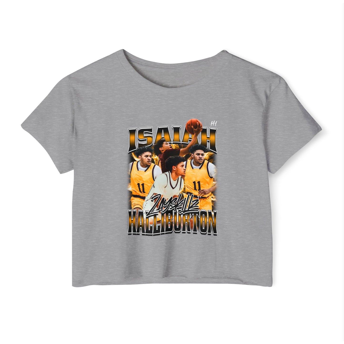 Isaiah Halliburton Women's Crop Top
