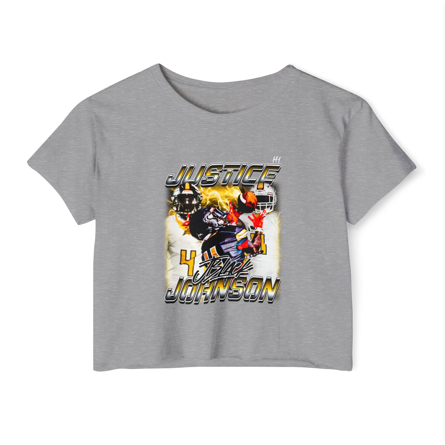 Justice Johnson Women's Crop Top