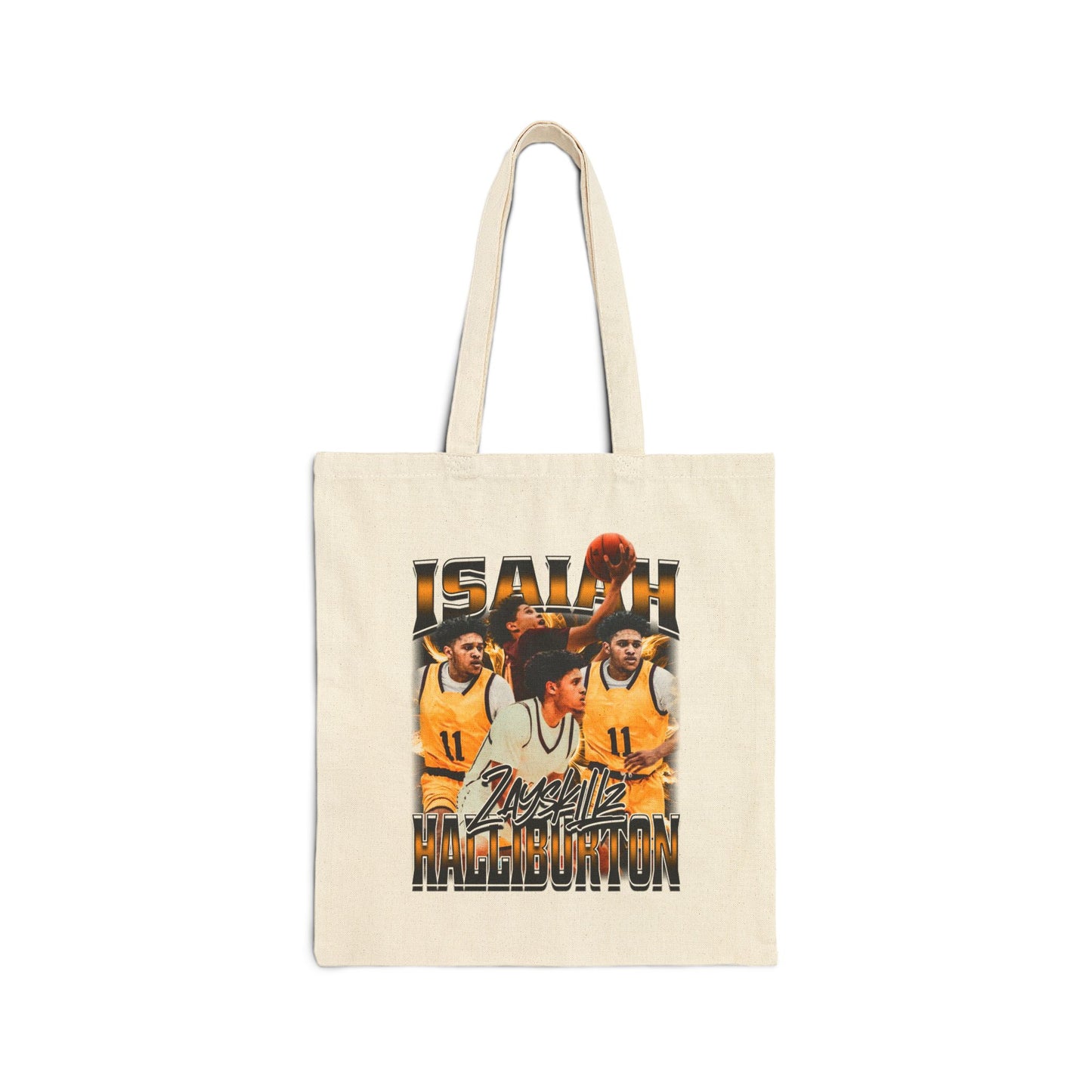 Isaiah Halliburton Tote Bag