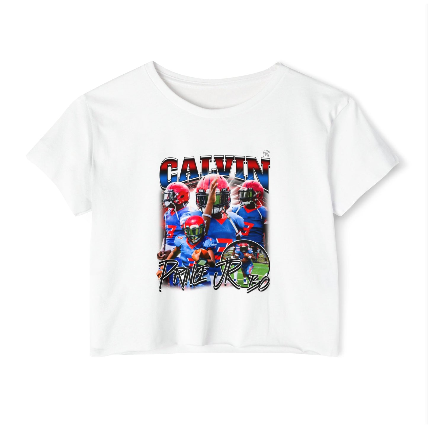 Calvin prince jr Women's Crop Top