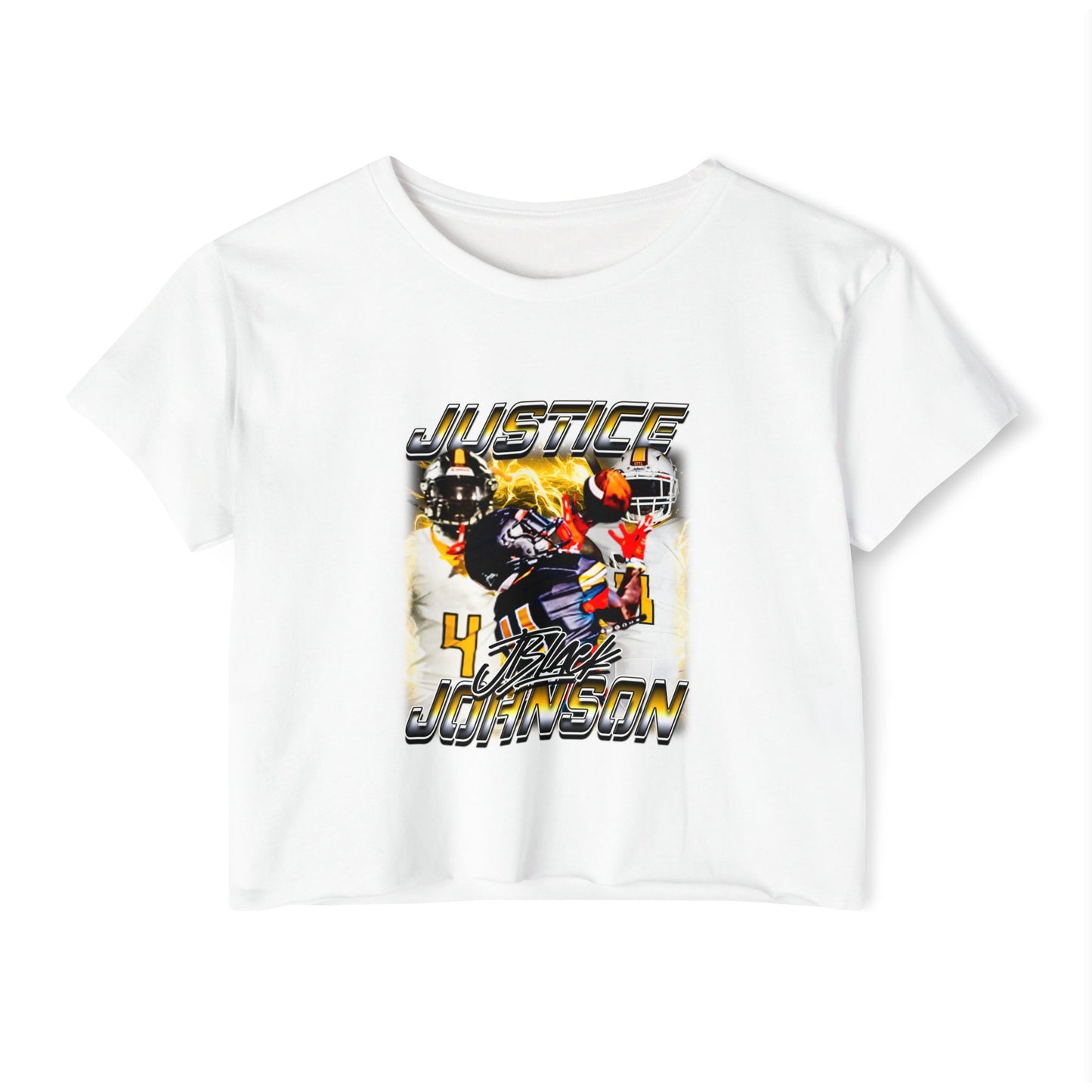 Justice Johnson Women's Crop Top