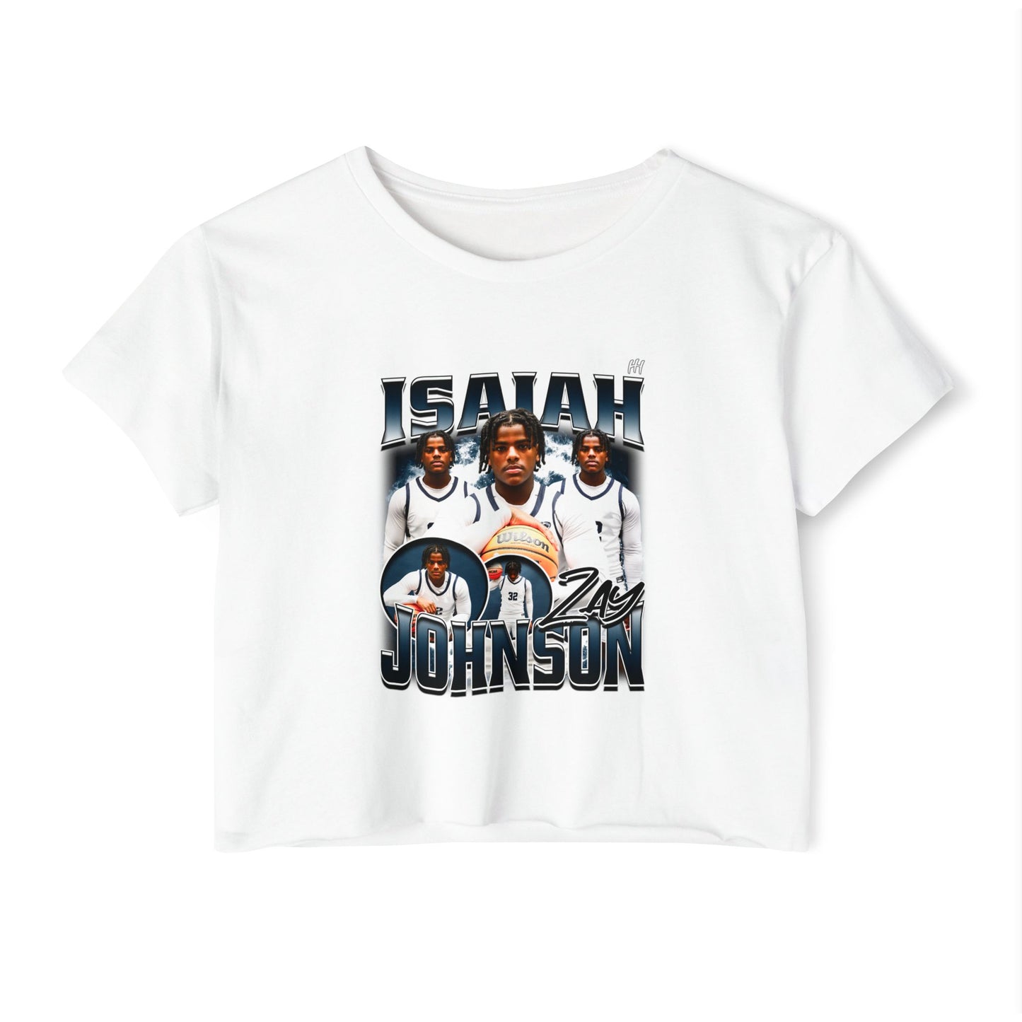 Isaiah-Johnson Women's Crop Top