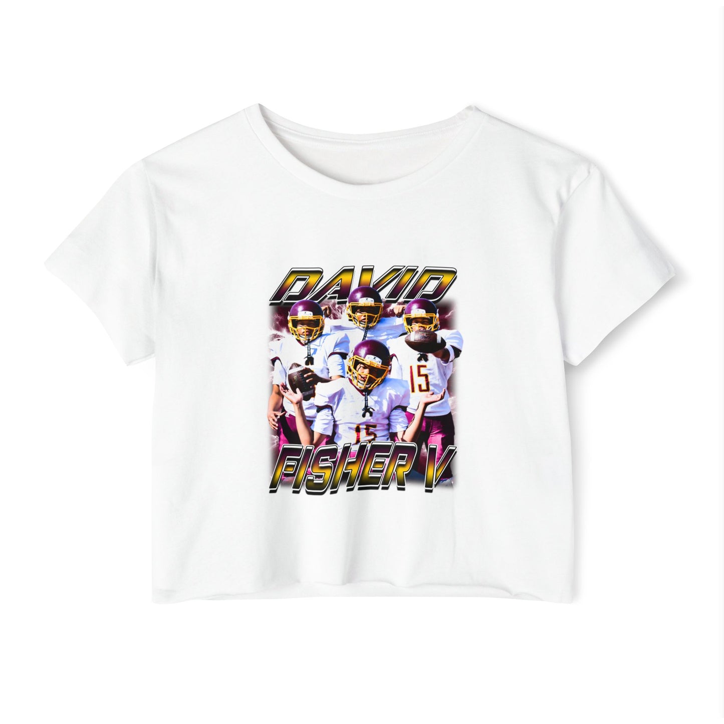 David Fisher V Women's Crop Top