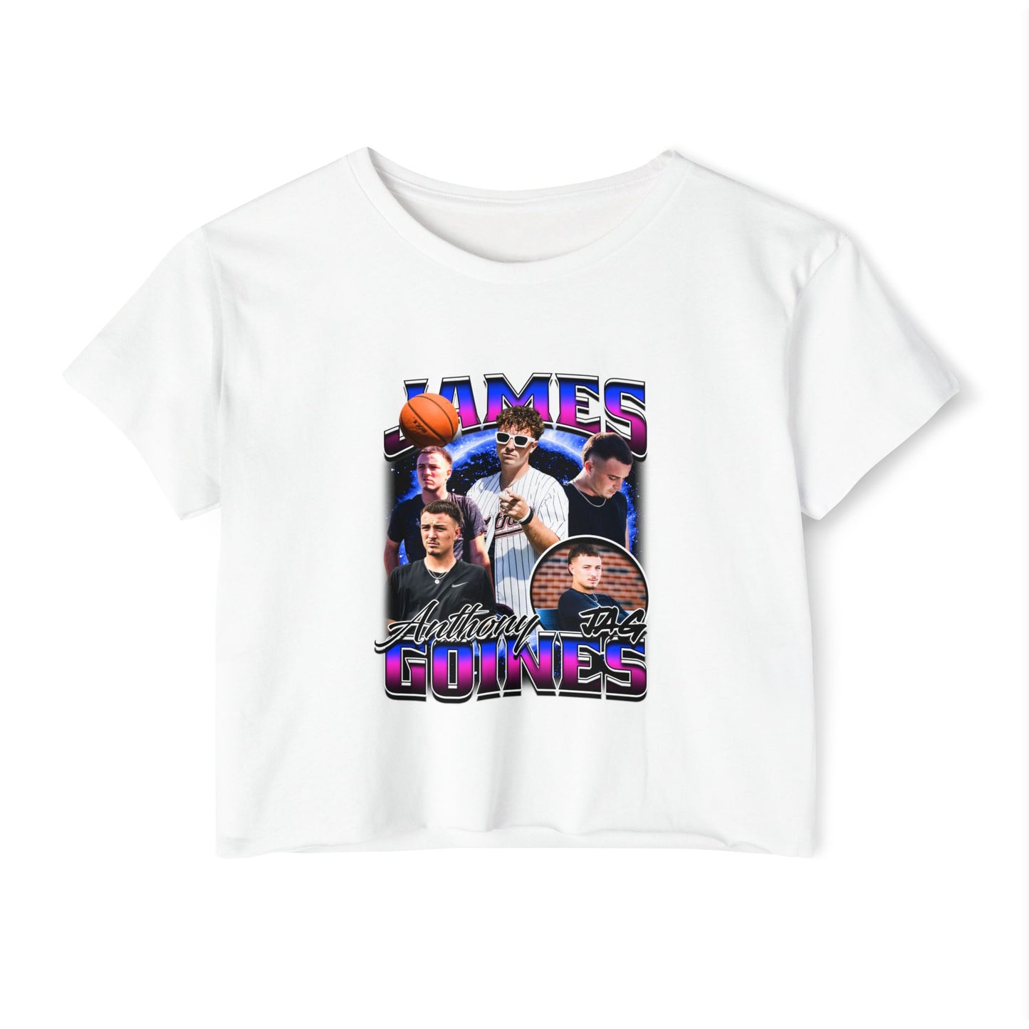 James Anthony Goines Women's Crop Top