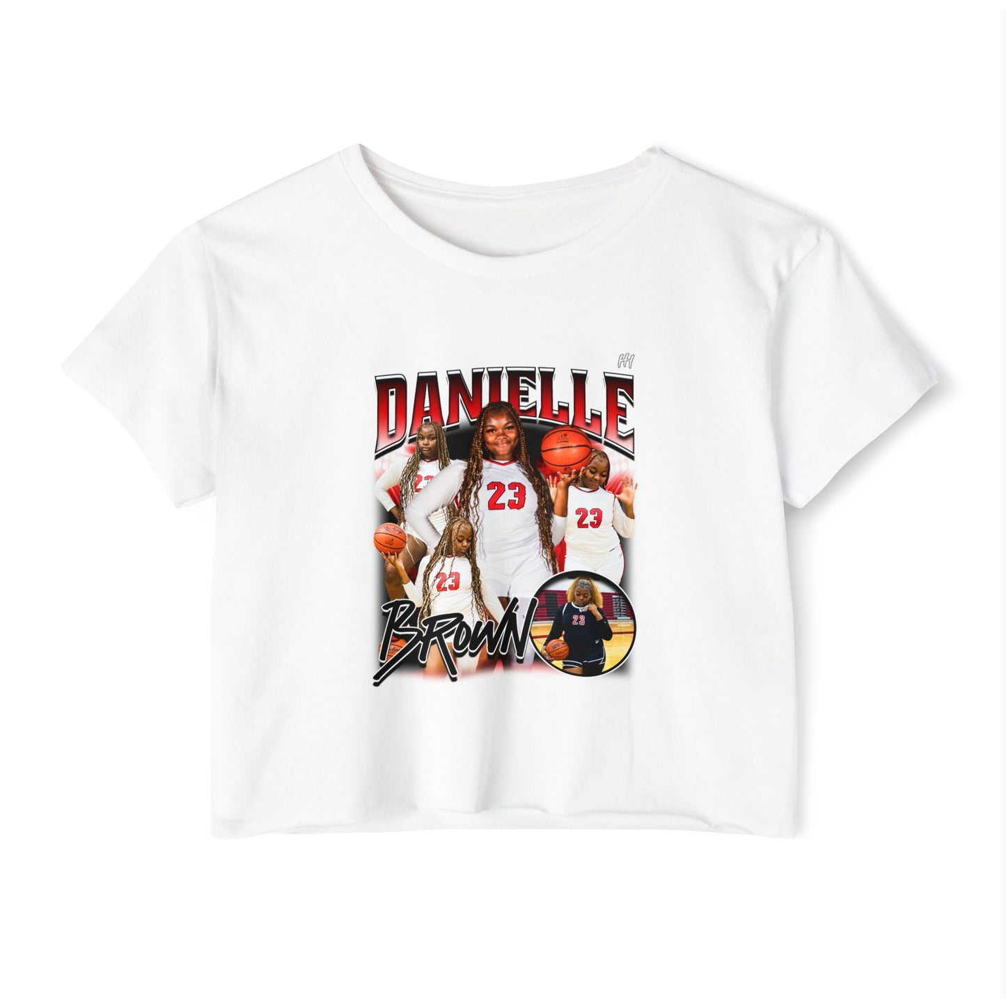 Danielle Brown Women's Crop Top