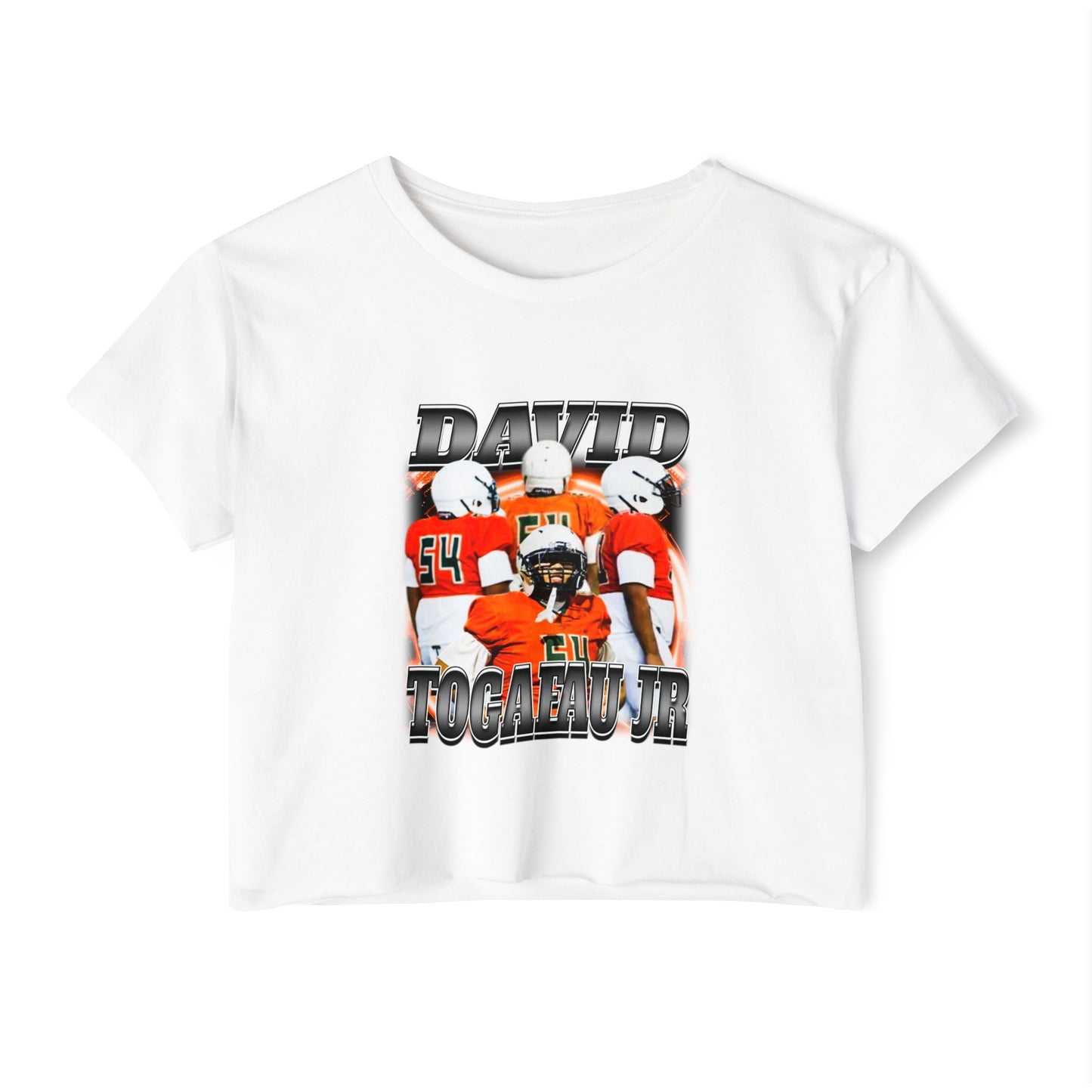 David Togafau JR Women's Crop Top