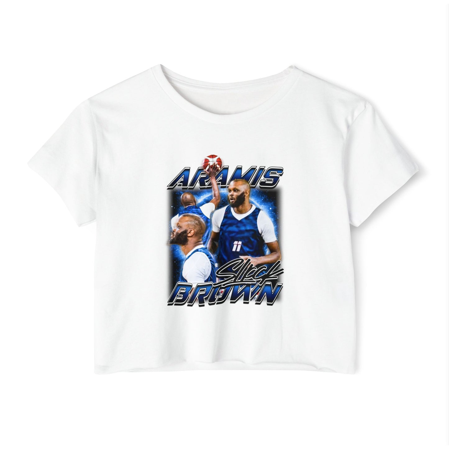 Aramis Brown Women's Crop Top