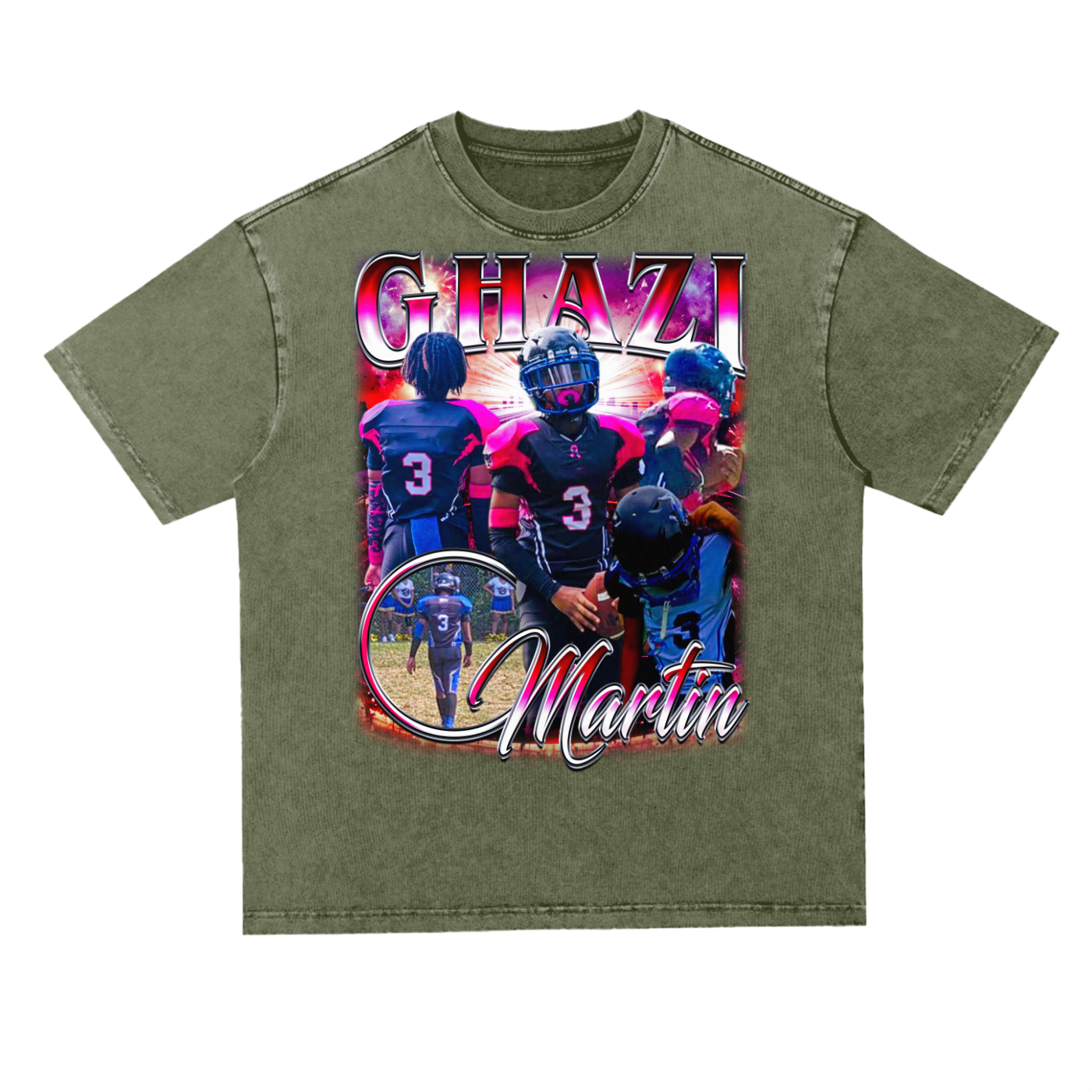 Ghazi Martin Oversized Acid wash T-shirt