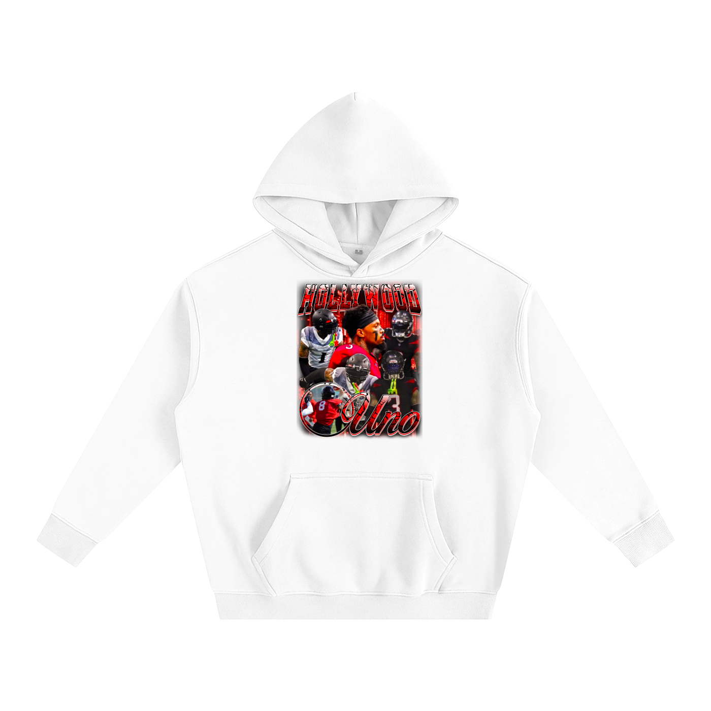 Hollywood Uno Oversize Fleeced Hoodie