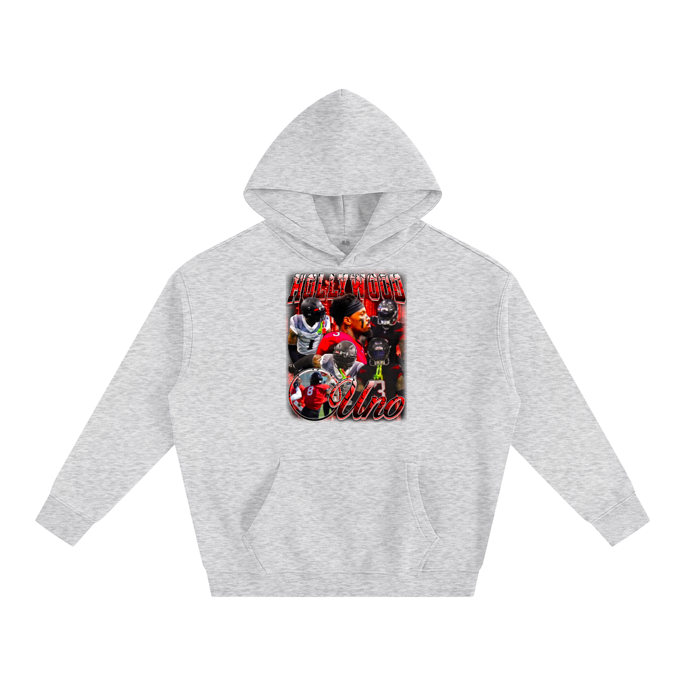 Hollywood Uno Oversize Fleeced Hoodie