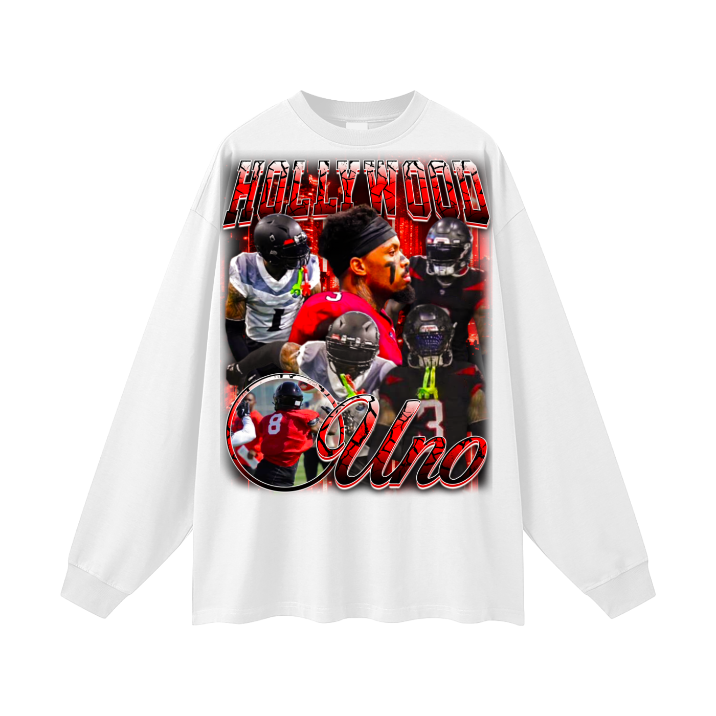 Hollywood Uno Oversized Long Sleeve Tee