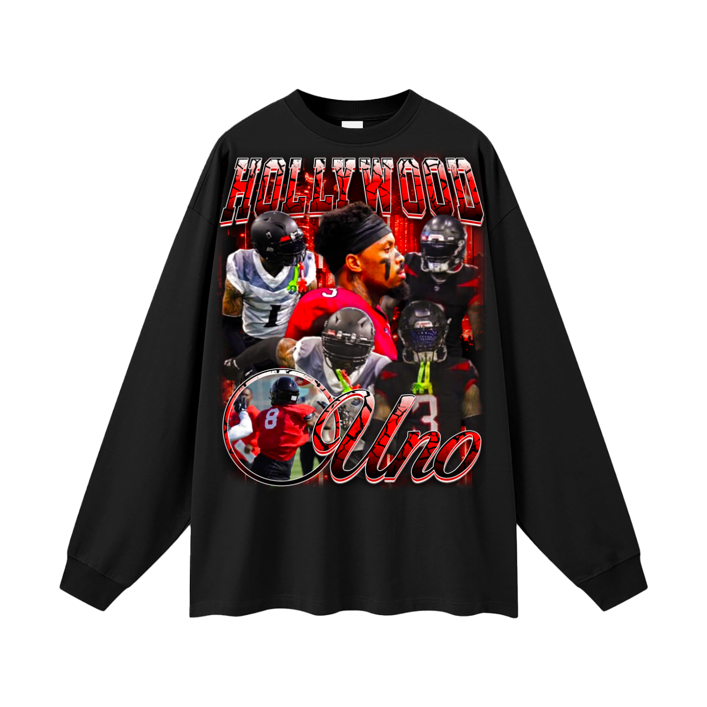 Hollywood Uno Oversized Long Sleeve Tee