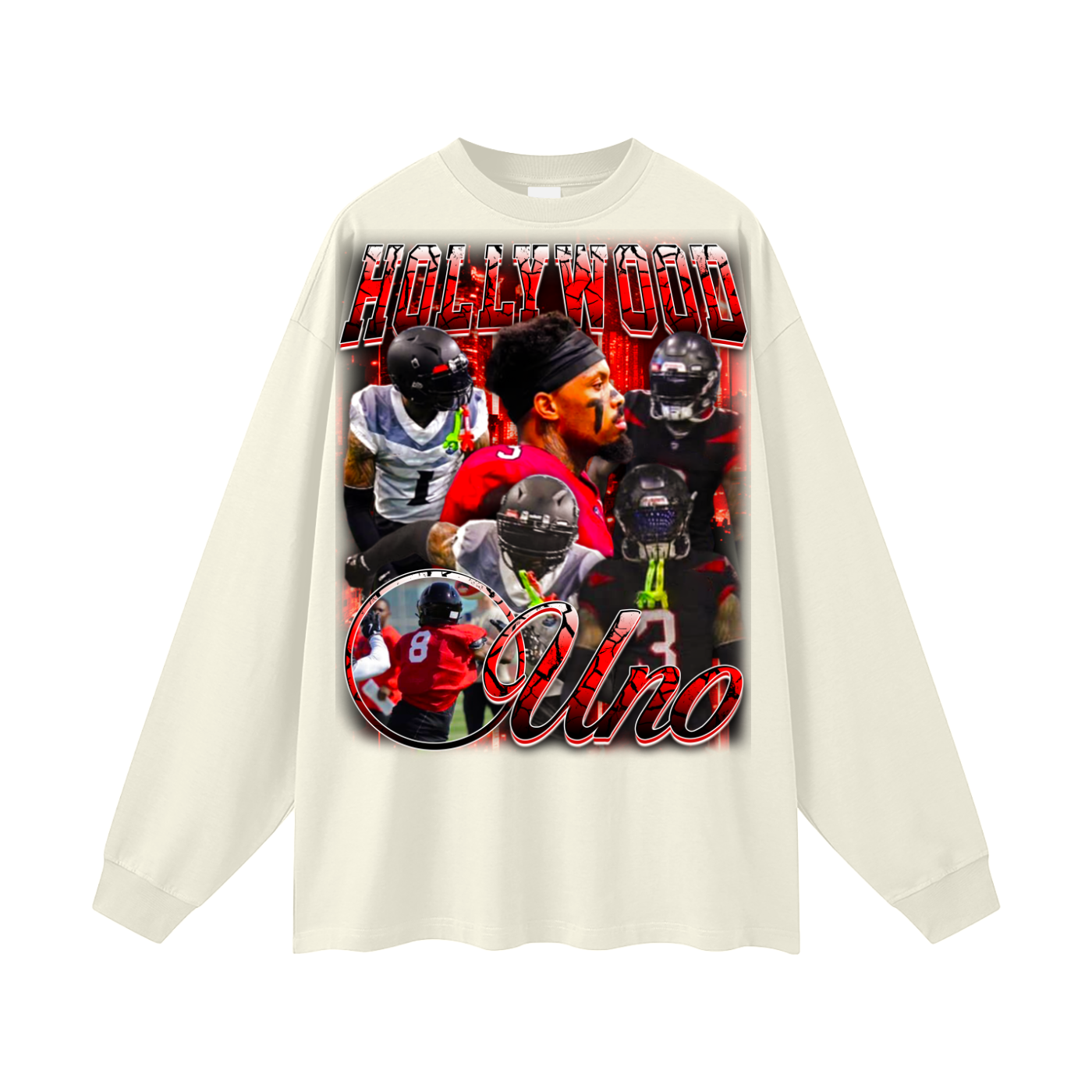 Hollywood Uno Oversized Long Sleeve Tee