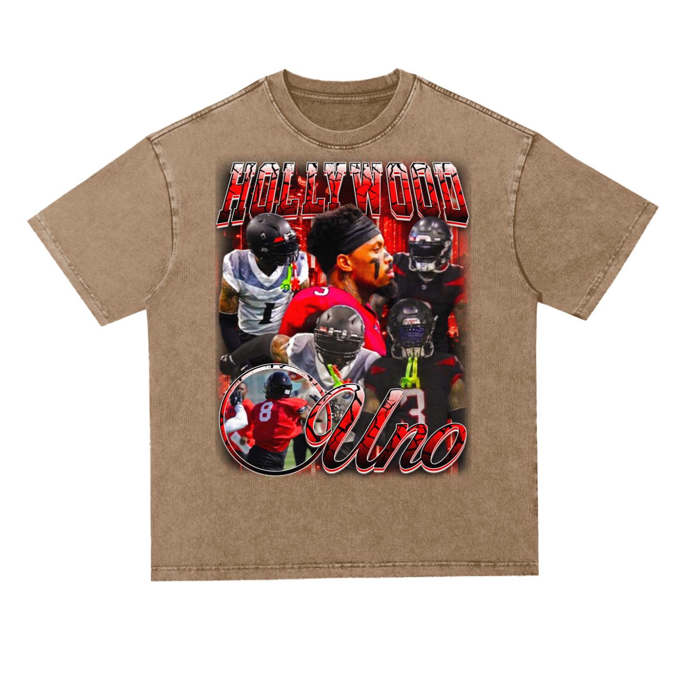 Hollywood Uno Oversized Acid wash T-shirt