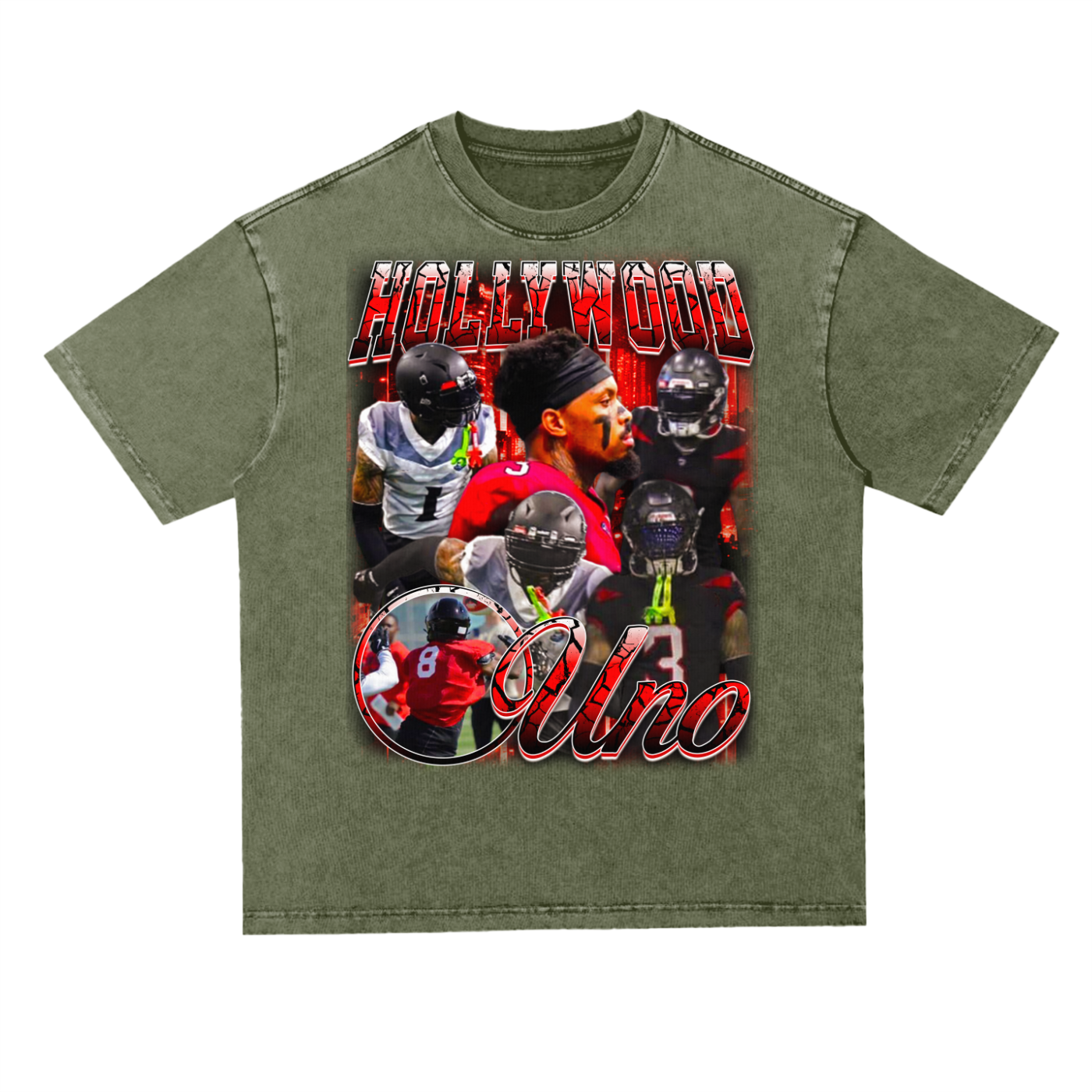 Hollywood Uno Oversized Acid wash T-shirt