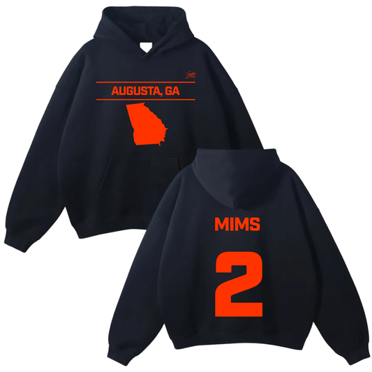 Justin Mims Oversize Fleeced Hoodie