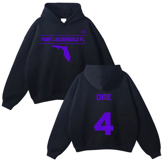 Andre Barrington Oversize Fleeced Hoodie