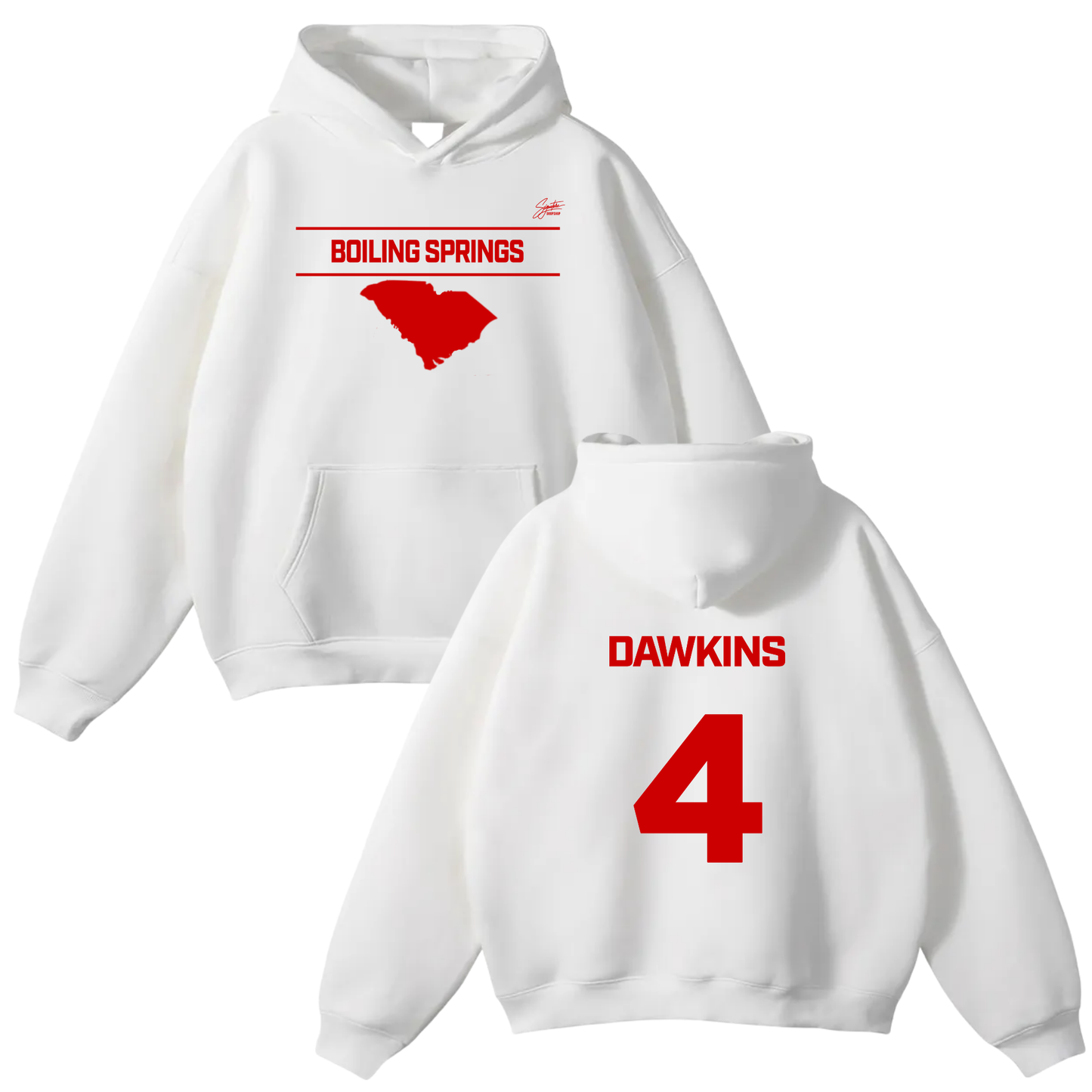 Justin Dawkins Oversize Fleeced Hoodie