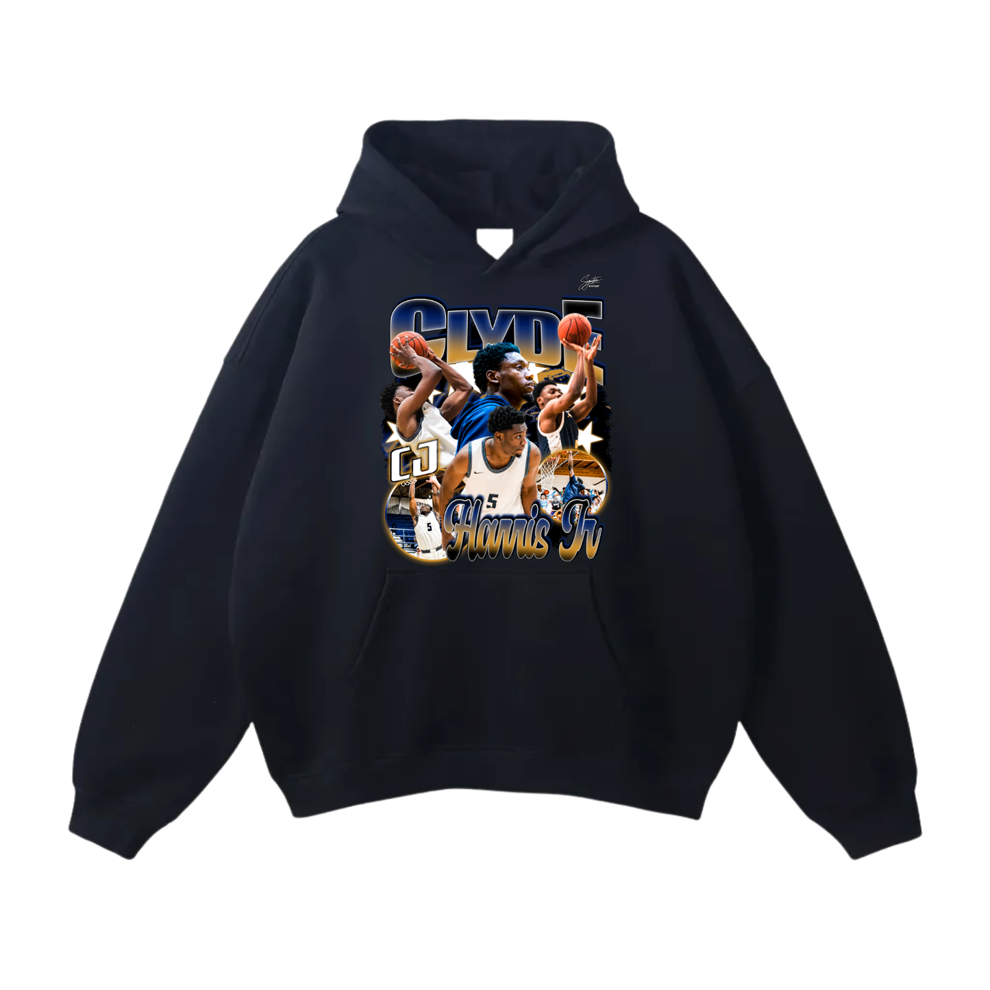 Clyde Harris Jr Oversize Fleeced Hoodie
