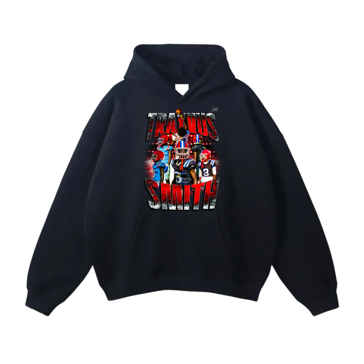 Trayvus Smith Oversize Fleeced Hoodie