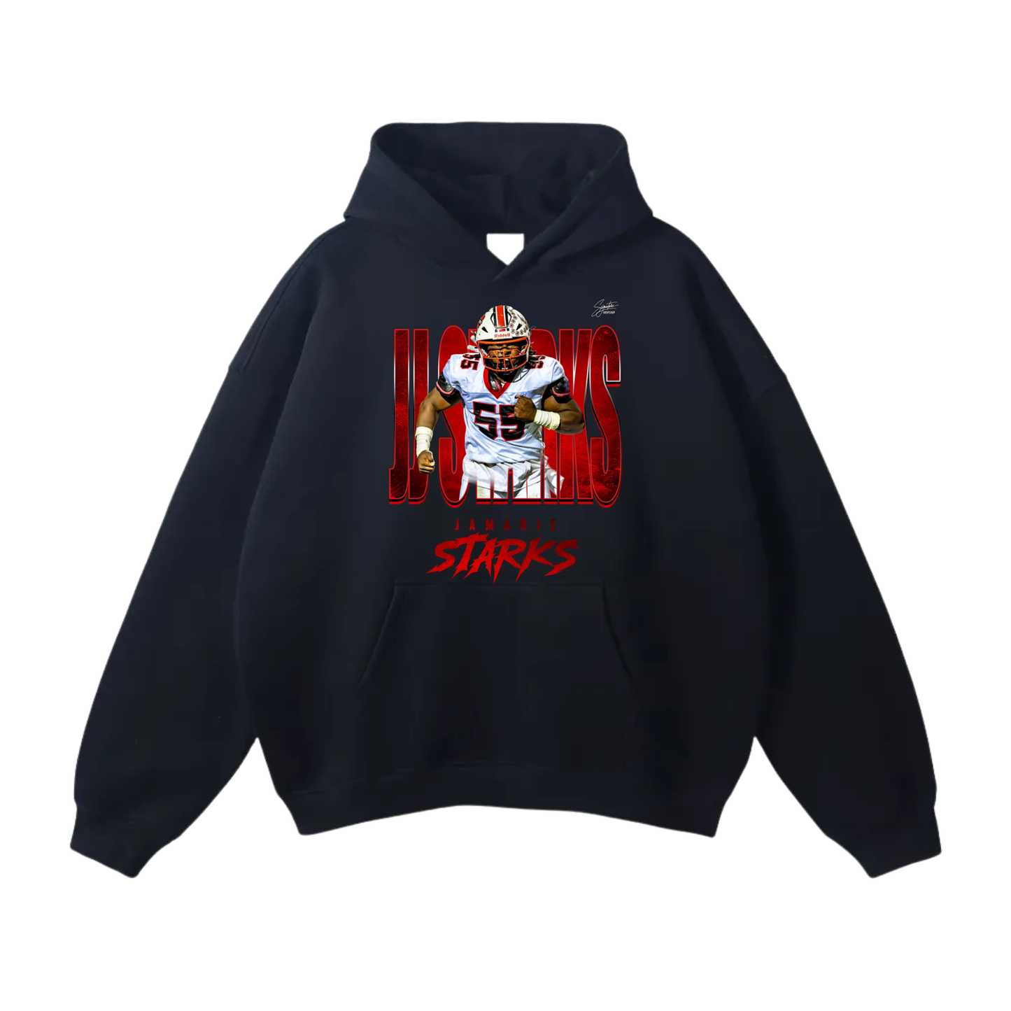 Jamarie “JJ” Starks Oversize Fleeced Hoodie