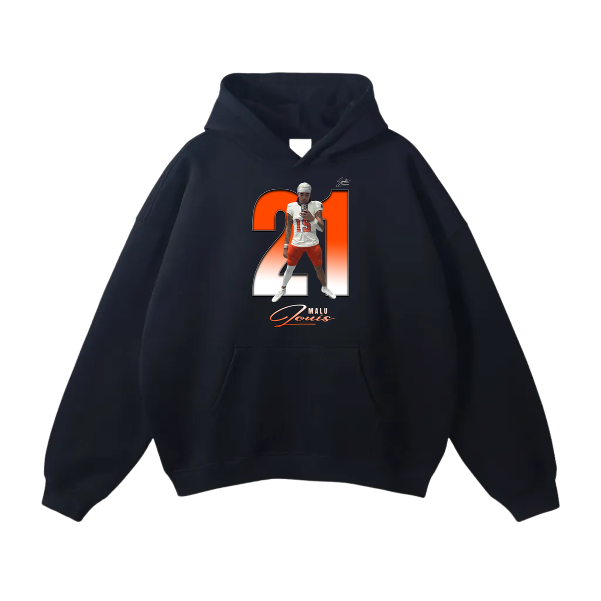 Jaiden Louis Oversize Fleeced Hoodie