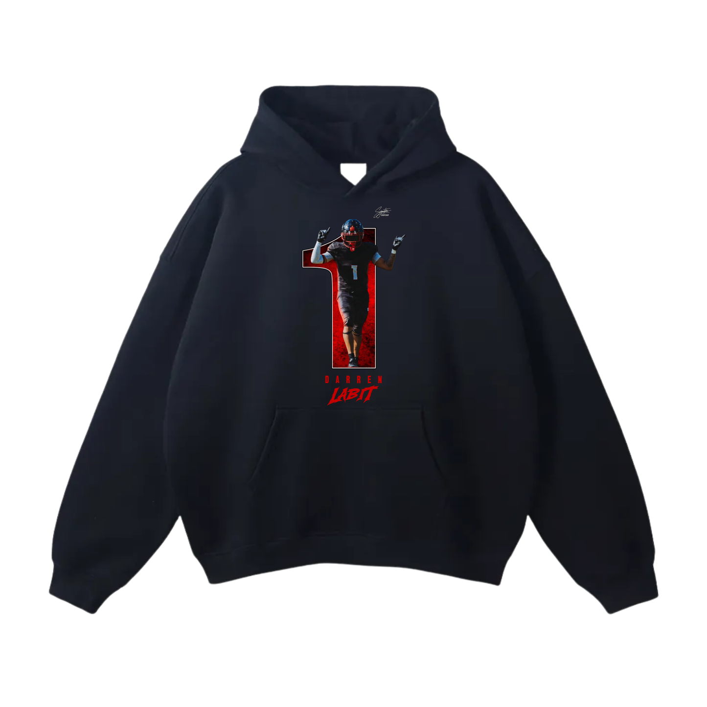 Darren Labit Oversize Fleeced Hoodie