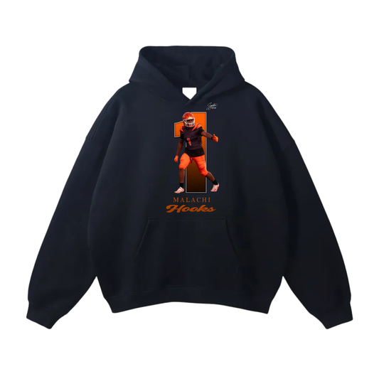 Malachi Hooks Oversize Fleeced Hoodie