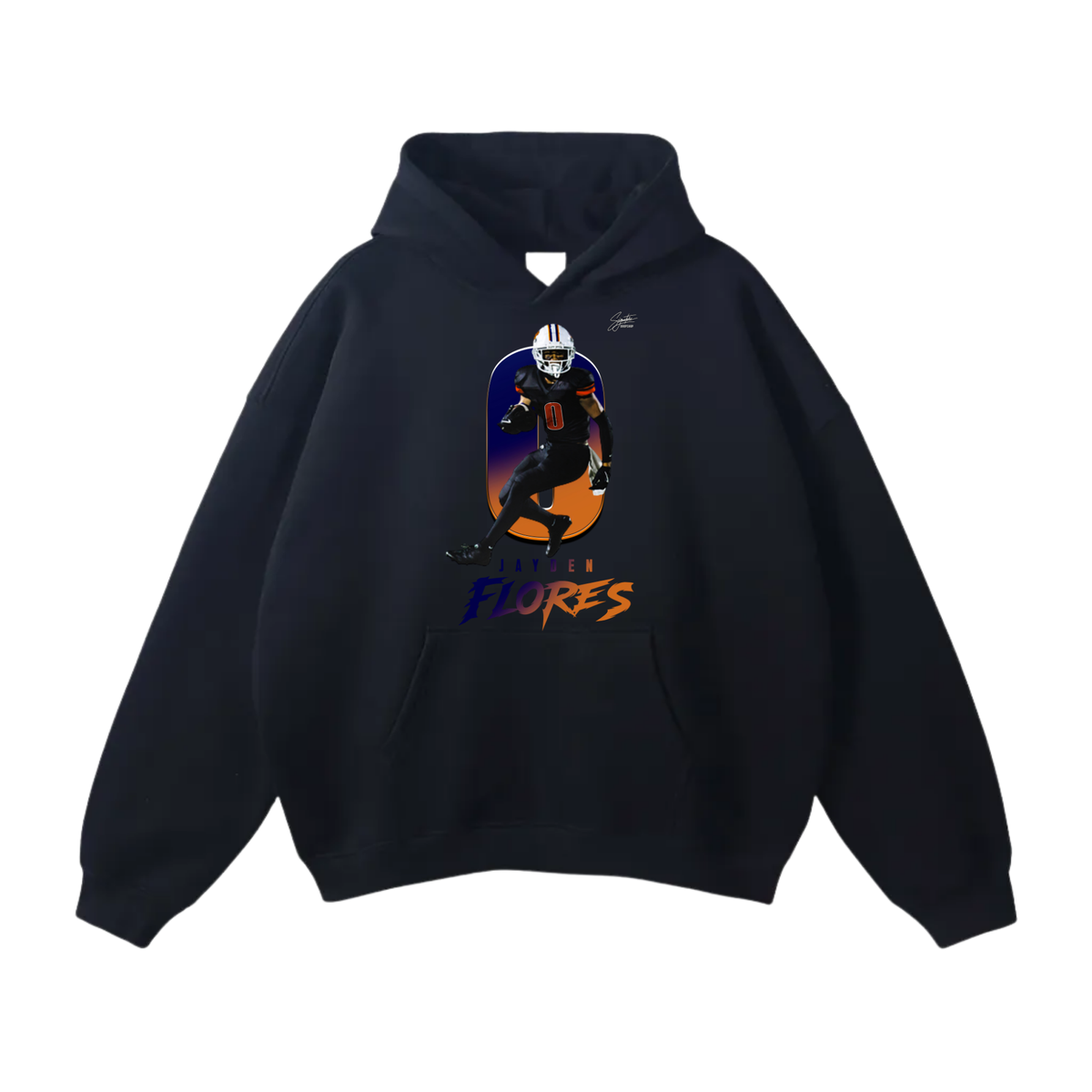 Jayden Flores Oversize Fleeced Hoodie